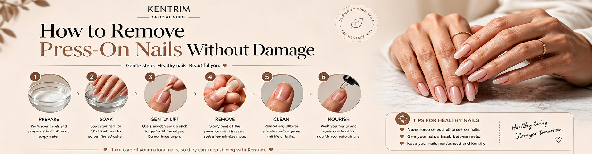 How to Remove Press On Nails Without Damage – 3 Safe Methods