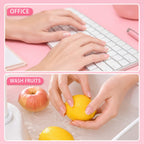Nail Adhesive Tabs | Jelly Sticky Pads for Reusable Press On Nails, 24 Pcs, 15 Sizes