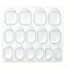 Kentrim Jelly Glue 1 Jelly Glue Tabs for Press On Nails - 30 tabs in 15 different sizes