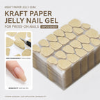 Nail Adhesive Tabs | Jelly Sticky Pads for Reusable Press On Nails, 24 Pcs, 15 Sizes