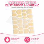 Nail Adhesive Tabs | Jelly Sticky Pads for Reusable Press On Nails, 24 Pcs, 15 Sizes