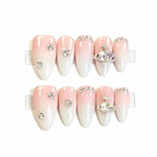 Kentrim Gem Short Almond Press On Nails - 10 Pieces (Single Size)