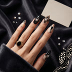 Kentrim Leopard Medium Almond Press On Nails - 10 Pieces (Single Size)