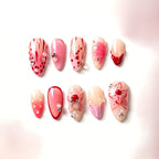 Kentrim Blossom Medium Almond Press On Nails - 10 Pieces (Single Size)