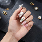 Kentrim Blossom Garden Press On Nails- 10 Pieces (Single Size)