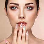 Kentrim Blossom Garden Press On Nails- 10 Pieces (Single Size)