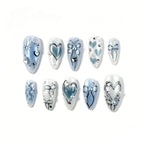 Kentrim Ocean Whisper Press On Nails- 10 Pieces (Single Size)