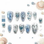 Kentrim Ocean Whisper Press On Nails- 10 Pieces (Single Size)