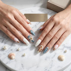 Kentrim Coastal Charm Press On Nails- 10 Pieces (Single Size)