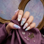 Kentrim Floral Press On Nails - 10 Pieces (Single Size)