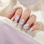 Kentrim Floral Press On Nails - 10 Pieces (Single Size)