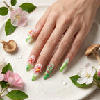 Kentrim Garden Long Stiletto Press On Nails - 10 Pieces (Single Size)