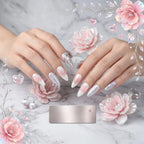 Kentrim Pink Ombre Press On Nails - 10 Pieces (Single Size)