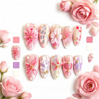 Kentrim Floral Press On Nails - 10 Pieces (Single Size)
