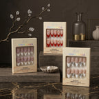 Kentrim French Collection 3-Set Press On Nails - 30Pieces (3 x 10 Pieces)