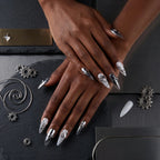 Kentrim Metallic Press On Nails - 10 Pieces (Single Size)