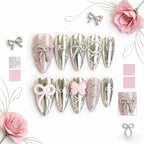 Kentrim Bow Press On Nails - 10 Pieces (Single Size)