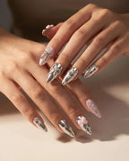 Kentrim Bow Press On Nails - 10 Pieces (Single Size)
