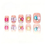 Kentrim Glam Gem Press On Nails - 30 Pieces, 15 Sizes