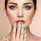 Kentrim Pastel Plaid Press On Nails - 10 Pieces (Single Size)