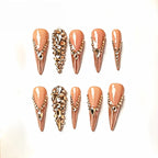 Kentrim Rhinestone Press On Nails - 10 Pieces (Single Size)