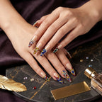 Kentrim Gem Long Stiletto Press On Nails - 10 Pieces (Single Size)
