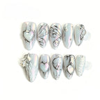 Kentrim Gothic Press On Nails - 10 Pieces (Single Size)