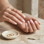 Press on Nails Kentrim Solid Nude Pink Minimal Medium Short Square Press On Nails - 24 Pieces 12 Sizes