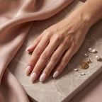 Press on Nails Kentrim Solid Nude Pink Minimal Medium Short Square Press On Nails - 24 Pieces 12 Sizes