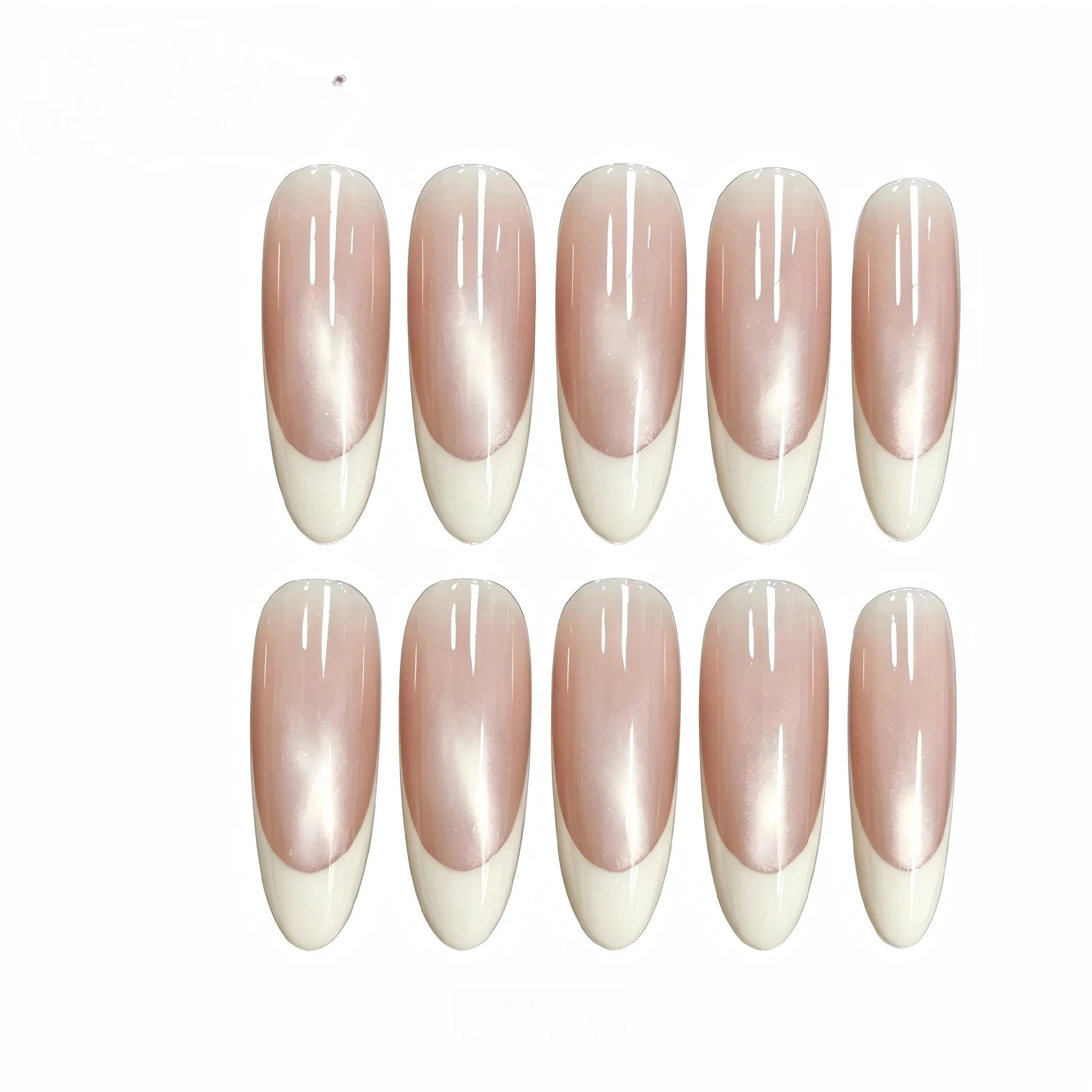 Kentrim Neutral French Press On Nails- 30 Pieces, 15 Sizes