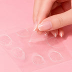 Nail Adhesive Tabs | Jelly Sticky Pads for Reusable Press On Nails, 24 Pcs, 15 Sizes