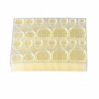 Nail Adhesive Tabs | Jelly Sticky Pads for Reusable Press On Nails, 24 Pcs, 15 Sizes
