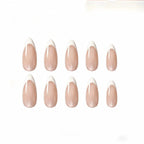 Kentrim Neutral French Press On Nails- 30 Pieces, 15 Sizes