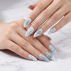 Kentrim Oceanic Shell Press On Nails - 10 Pieces (Single Size)