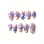 Kentrim Pastel Medium Almond Press On Nails - 10 Pieces (Single Size)