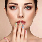Kentrim Pastel Floral Press On Nails - 10 Pieces (Single Size)