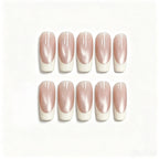 Kentrim Neutral French Press On Nails- 30 Pieces, 15 Sizes