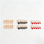 Kentrim French Tip 3-Set Press On Nails - 30 Pieces Total