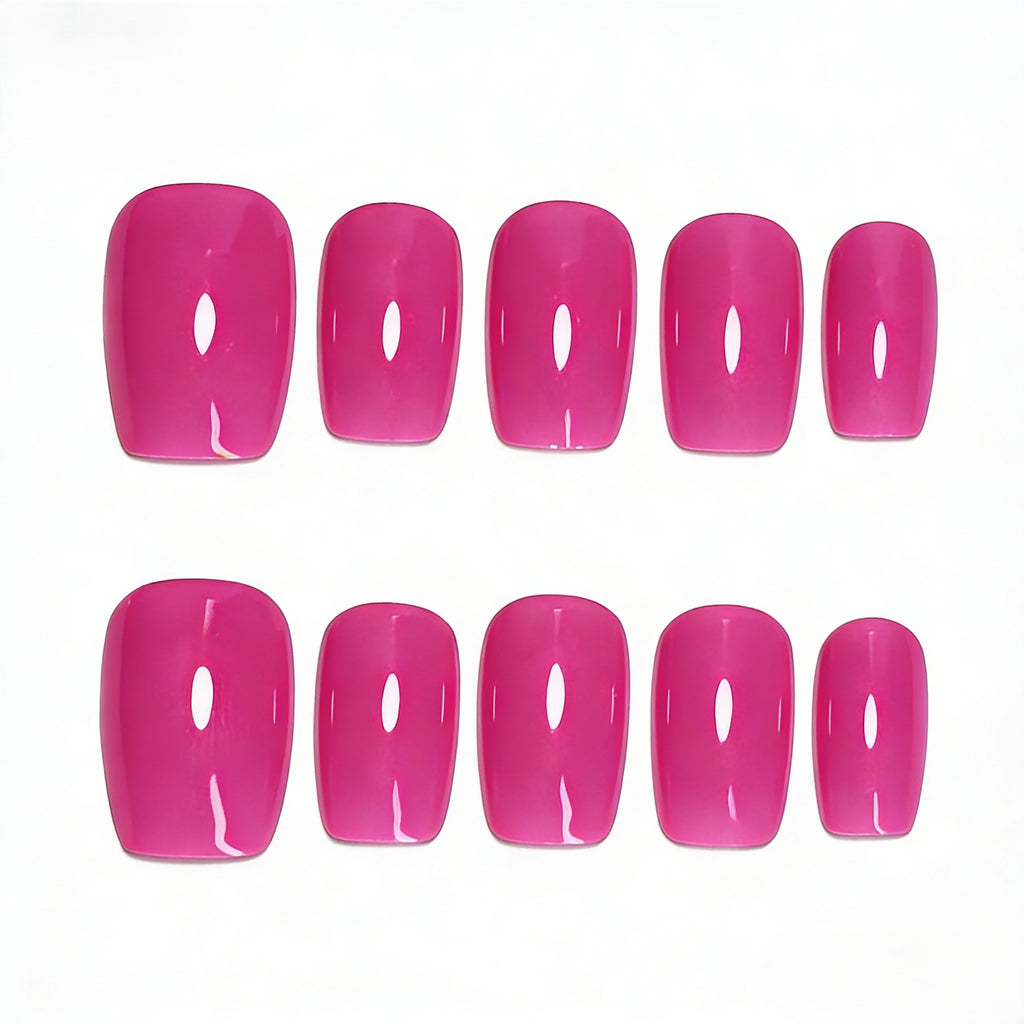 Kentrim Cat Eye Shimmer Gradient Press On Nails - 24 Pieces, 12 Sizes