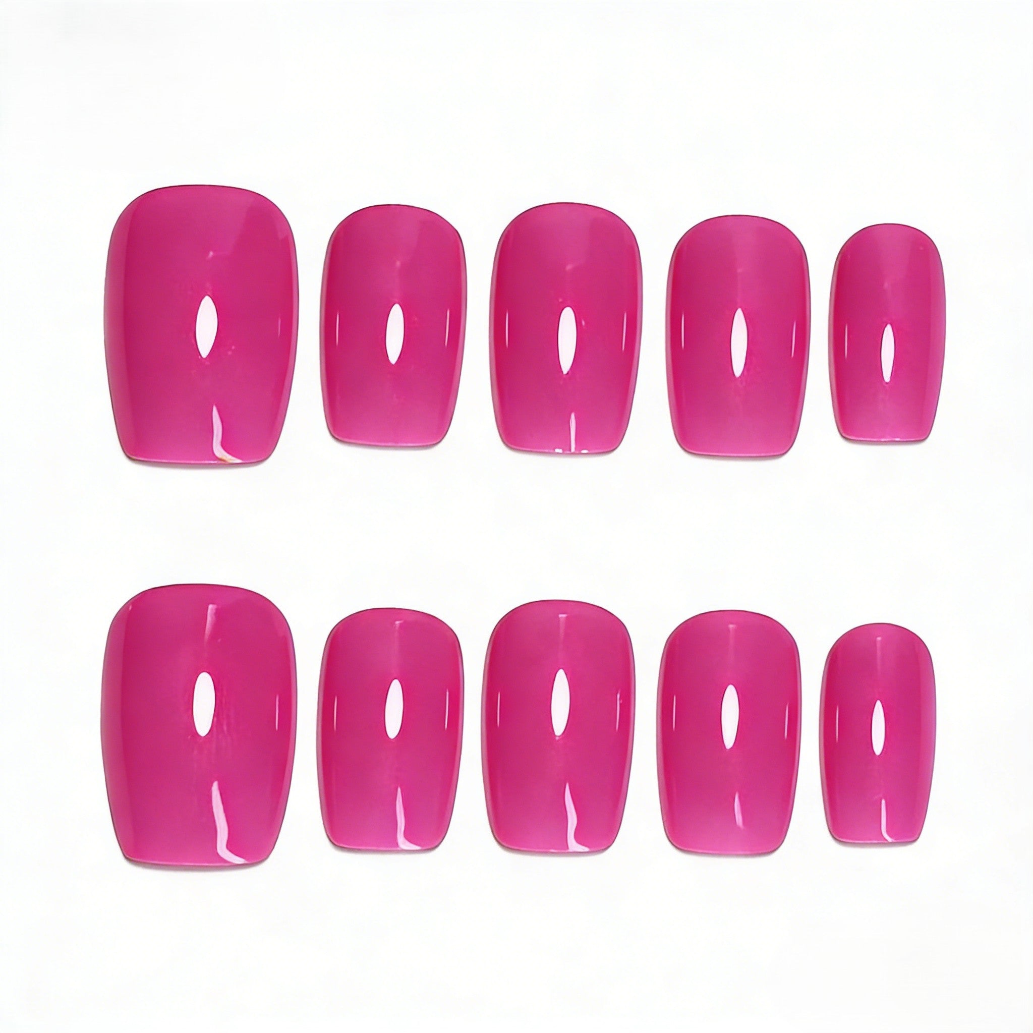 Kentrim Cat Eye Shimmer Gradient Press On Nails - 24 Pieces, 12 Sizes
